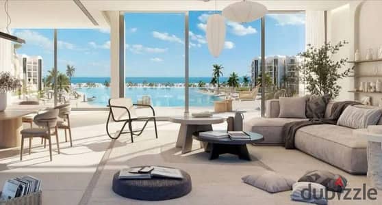 Finished Chalet 95 meters, 2 bedrooms, lagoon view, for sale in Salt, North Coast