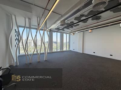 Finished Office 95m at Cairo Festival City for Rent -New Cairo