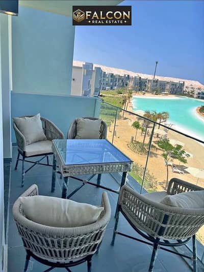 Two-bedroom apartment (immediate delivery) for sale in Mazarine, New Alamein, next to Alamein Towers and the Latin Quarter, by City Edge Com