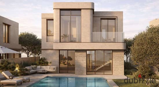 Fully finished villa for sale in the heart of Sheikh Zayed next to Beverly Hills in The Hillage Compound