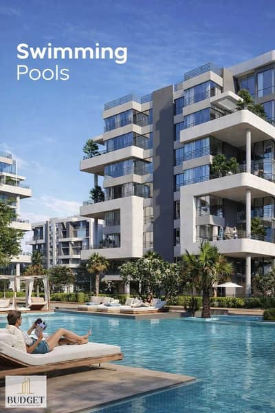 Sea view apartment with swimming pool in R8 | Starting price 4.8M with a 40% discount, New Administrative Capital, best price