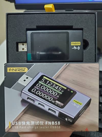FNIRSI FNB58 USB Tester | تستر وفاحص شواحن وكابلات و باور بانك