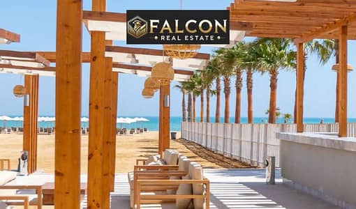 Chalet for sale, nearest installment (finishing from international brands + kitchen + air conditioners) in Azha Sokhna
