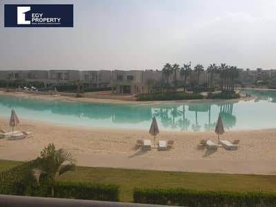 Twin house villa for sale in Azha sokhna with full lagoon view and prime location