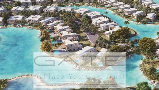 Resale – For sale: lowest price fully finished standalone villa with ACs in a prime location overlooking the sea in Azhha North Coast, North Coast.