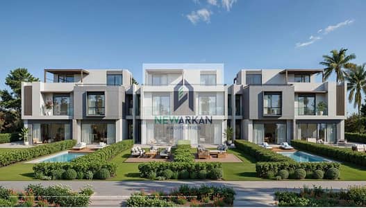 Own a 202 sq m semi-finished townhouse with a 892,000 EGP down payment in Sheikh Zayed, installments over 9 years.