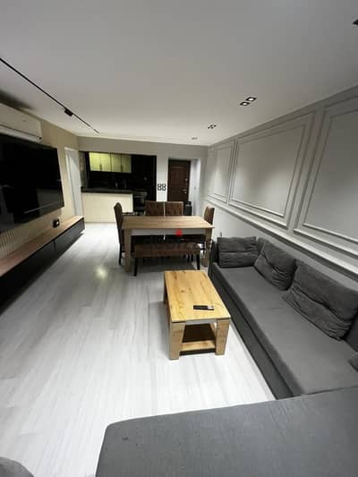 Luxury furnished apartment for rent in Madinaty, ultra super lux finishing, 131 sqm.
