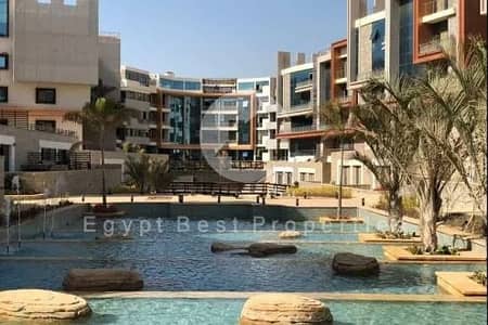 View on Lakes Fully Finished Ready to Move 3 bedrooms apartment for sale in La Mirada compound 5th settlement new cairo