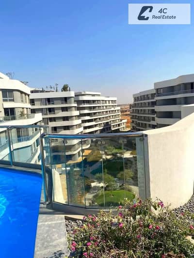 Apartment ready to move 170m 3 bedrooms prime location open view lakes in Bloomfields Mostakbal City near Madinaty and Sarai