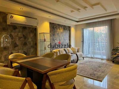 Furnished apartment for rent in Al Rehab City 2 Ground floor with garden First residence