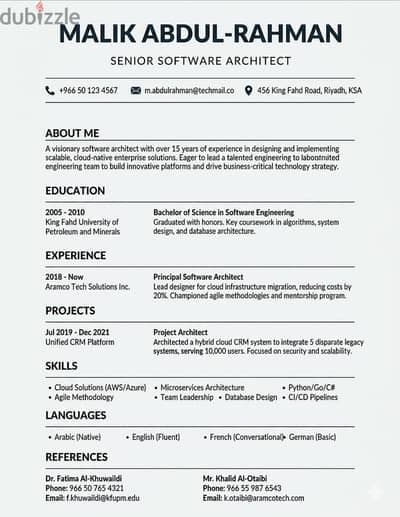 ارخص سعر  cv  في مصر
