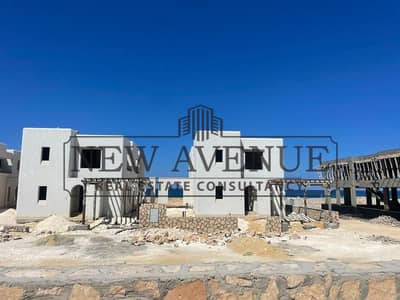 Delivered Standalone Villa Second row with full sea view for sale in Hacienda West Ras El Hekma North Coast developed by Palm Hills developments