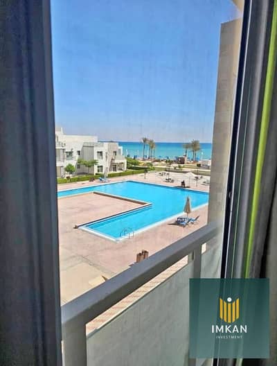 شاليه للبيع 115م متشطب بالتكييفات lagoon and sea view ب 60 دقيقه للقاهره من العين السخنه في قرية اروما Aroma