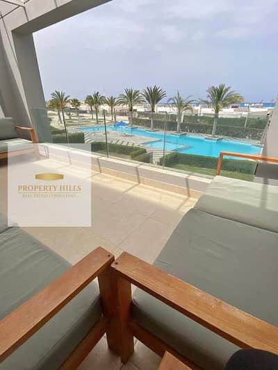 شاليه بنتهاوس بتراس كبير استلام فورى على فيو Pool للبيع فى لافيستا كاسكادا بالتقسيط
