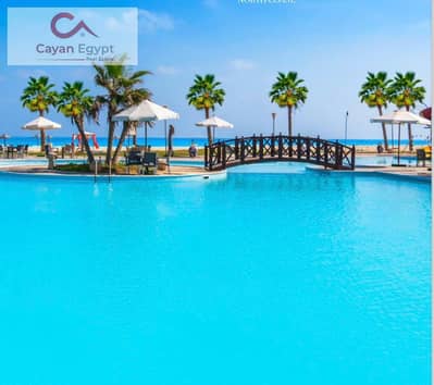 شاليه للبيع في BUNGALOWS NORTH COAST, بانجلوز شاليه علي البحر مباشرة بأقل سعر بالساحل وبقسط8سنين
