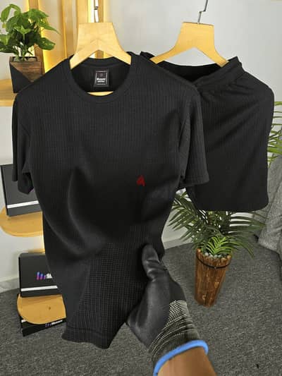 طقم صيفي بسكوتة خامة طرية Men Summer Tracksuit
