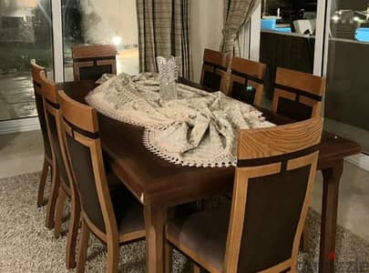 ترابيزه سفره solid massive wood