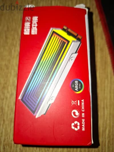 مبرد SSD M. 2 ARGB Sync احترافي - تصميم مرآة (Mirror) - جديد