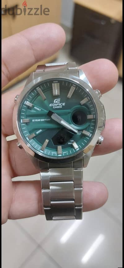 ساعة Casio Edifice موديل EFV-C120D-3ADF– لون أخضر – أصلية