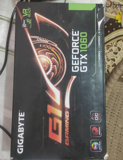 كارت شاشة VGA Gigabyte GTX1060 G1 Gaming