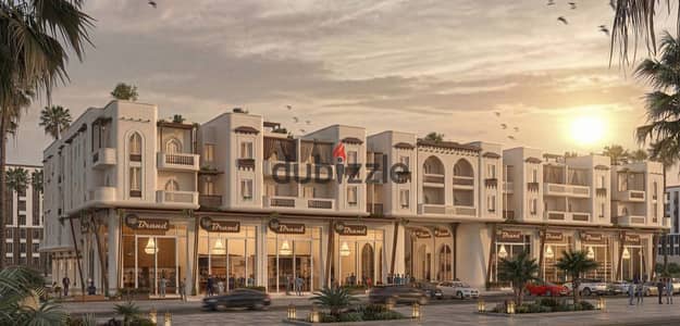 شقة غرفتين امام الحديقة مباشرة وفى قلب الخدمات