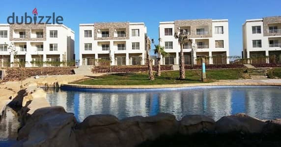 Twin House  with garden  – first row on the sea, fully finished, available on installments in  (Amwaj – Sidi Abdelrahman)