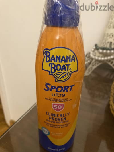Banana boat sunblock