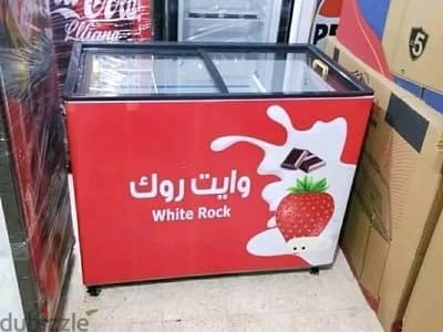فريزر عرض وايت روك للايس كريم والمجمدات جديد زيرووو ضمان خمس سنوات
