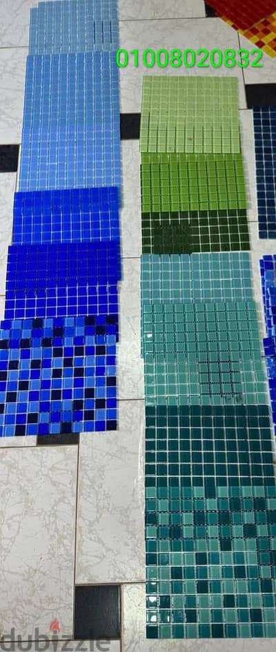 بلاط الموزاييك ل حمام السباحه