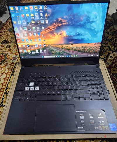 لاب توب اسوس asus tuf gaming f15 core i7 12650 hard 1 tera rtx 3060