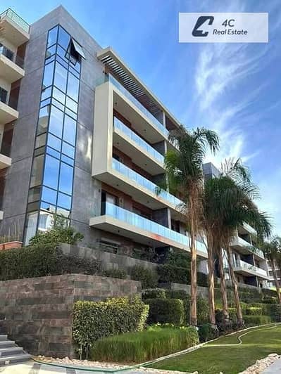 Apartment ready to move 2 bdr ultra super lux finishing prime location landscape view in El Patio Oro La Vista Fifth Settlement New Cairo