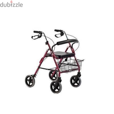 Senior wheelchair and walker with shopping basket