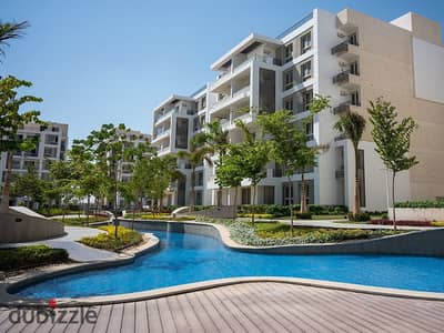 Apartment for sale with a private garden, immediate delivery, fully finished, in Beta Greens Compound in Mostakbal City