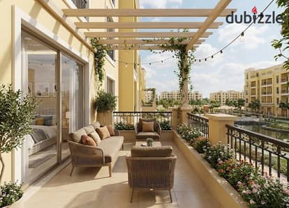 156m apartment (3 rooms) in Sarai Compound, Suez Road, next to Madinaty, pay 5% down payment and installments over 8 years