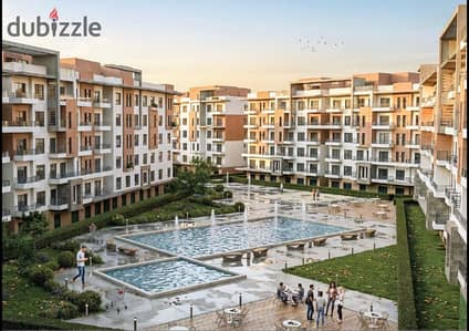 127m apartment, 3 rooms, with a down payment of 297 thousand | 8 years installment | in a complete compound West Cairo