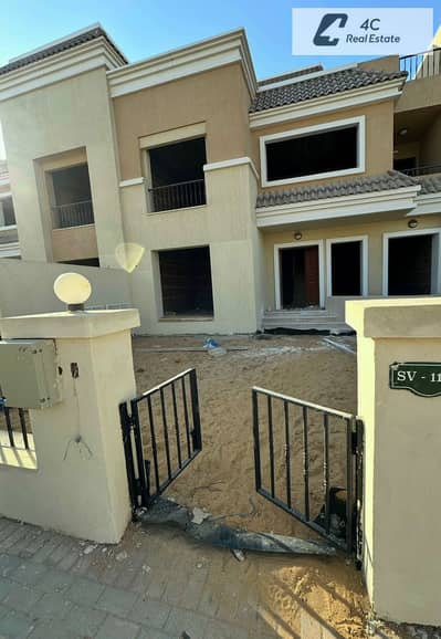 اس فيلا بجاردن باقل سعرر استلام فوري فيو لاند سكيب للبيع في سراي Sarai Compound  Mostakbal City