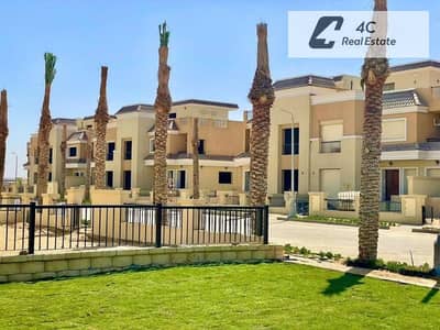 اس فيلا بجاردن باقل سعرر استلام فوري فيو لاند سكيب للبيع في سراي Sarai Compound  Mostakbal City