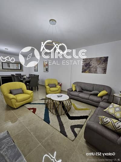 Fully Furnished 143m Ground Floor Apartment For Rent with 67m Garden Near Clubhouse in Fifth Square Al Marasem 5th Settlement New Cairo Near Road 90