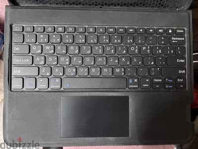 Ipad 12,9 cover with keyboard & Touchbad جراب كيبورد وماوس للايباد