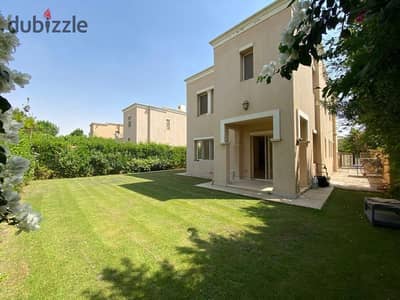 Luxury villa with garden for rent in Mivida Compound