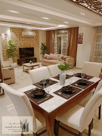 Furnished serviced apartment, fully air-conditioned, directly on the Nile in Zamalek, Cairo