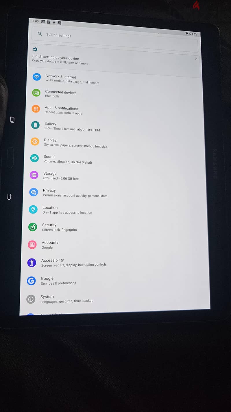 Samsung tab s 10.5 super Amoled 4