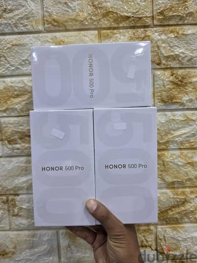 Honor 500 Pro 512 giga 12 ram جديد متبرشم