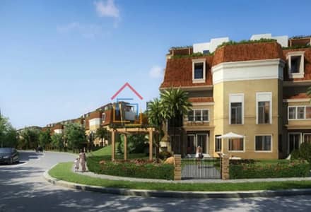 Duplex for sale 218 sqm plus 127 sqm roof 700k down payment lowest price 12 year installments no interest prime location on Suez Road