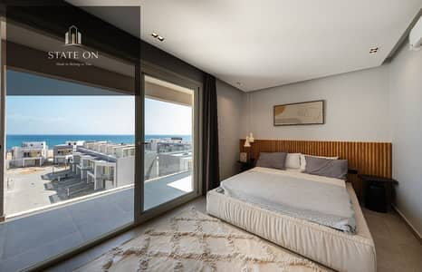 Chalet on the sea in Ain Sokhna, immediate occupancy, ultra-super-lux finished, in Boho Village, Ain Sokhna