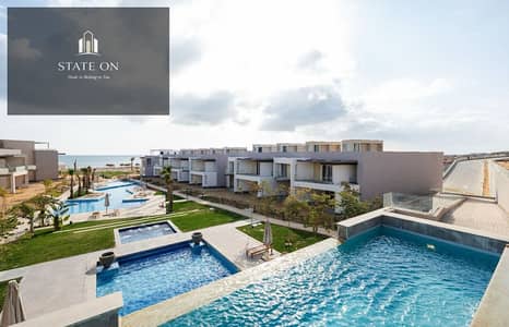 Chalet for sale, fully finished, ready for immediate occupancy, with a sea view, available for viewing in Boho Al Sokhna resort at the lowest price.