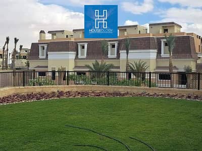 بمقدم 5% و اقساط علي اطول فترة سداد امتلك بكمبوند سراي فيلا 240م برايم لوكيشن علي اكبر لاند سكيب Sarai new Cairo
