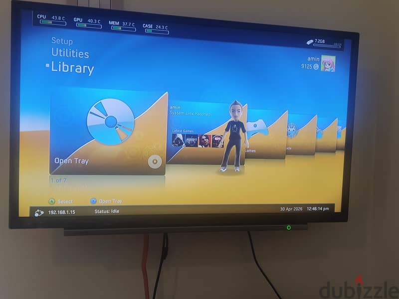 Xbox 360 E modded Aurora dashboard and fsd3 1