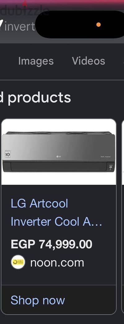 Lg art cool dual inverter used like new