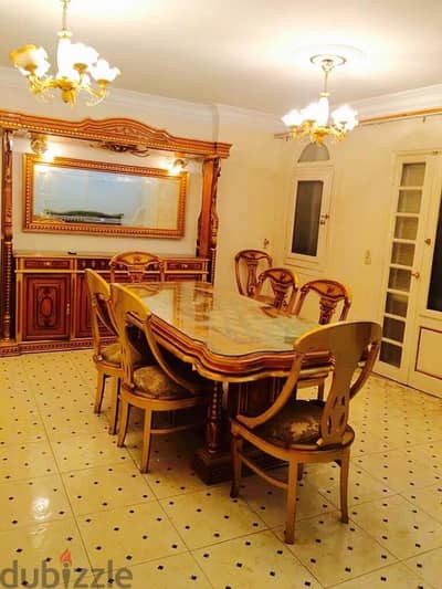 غرفة سفرة نادرة زان دمياطي أصلي معارض المريح